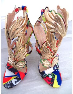 Sergio Todzi Original Iconic Coline Wings High Heels Sandals