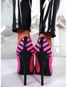 Sweet Shoes Original High Heels Classic Pointy Pumps Fuxia