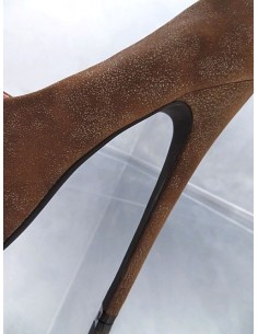 Via Giulia Original High Heels Platform Pumps Brown