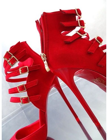 GoGo Original Stiletto High Heels Designer Pumps Red