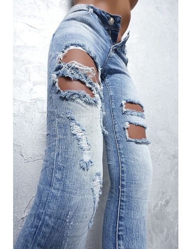 Maison Koko Original Designer Washed & Ripped Denim Jeans