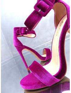 GoGo Original Stiletto High Heels Designer Sandals Purple