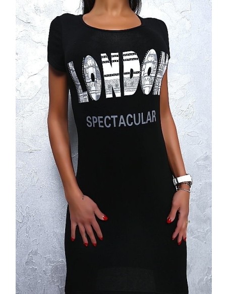 Moda Mia Original Bodycon Stretch Classic London Dress Black