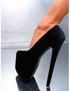 Tulipano Original High Heels Classic Platform Pumps Black