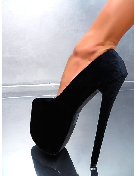 Tulipano Original High Heels Classic Platform Pumps Black