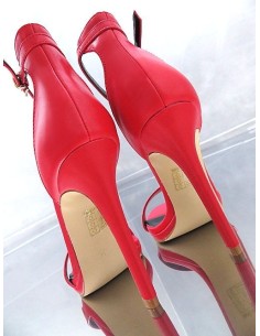 Tulipano Original Designer High Heels Platform Sandals Red