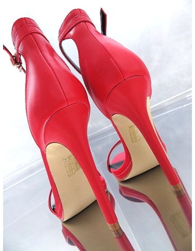 Tulipano Original Designer High Heels Platform Sandals Red