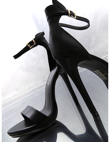 Tulipano Original Designer High Heels Platform Sandals Black 37