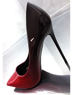 Tulipano Original High Heels Classic Pointy Icon Gradient Pumps Wine Red