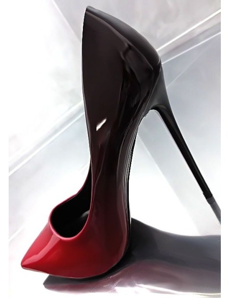 Tulipano Original High Heels Classic Pointy Icon Gradient Pumps Wine Red