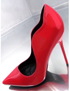 Tulipano Original High Heels Classic Pointy Iconic Pumps Red