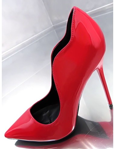 Tulipano Original High Heels Classic Pointy Iconic Pumps Red