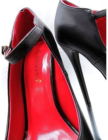 Tulipano Original High Heels Classic Platform Iconic Pumps Black Red