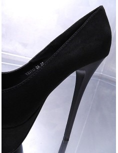 Diamantique Original High Heels Classic Platform Iconic Pumps Black