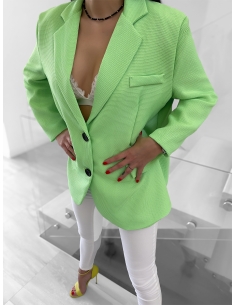 Chiaretta Firenze Made in Italy Designer Blazer Lime